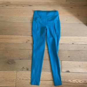 Blue lululemon leggings worn once
